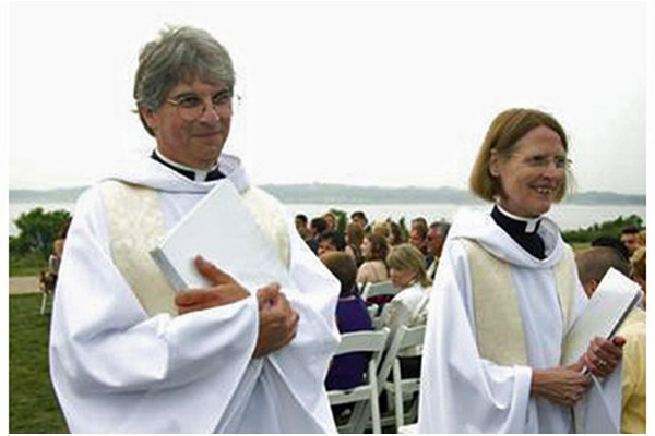 Ecdne priests Charlie and Cheryl Cavalconte